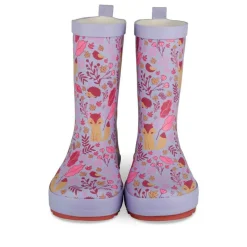 Bottes De Pluie VIOLET Fille Motif Animal A Enfiler
