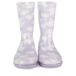 Bottes De Pluie VIOLET Fille Motif Multicolore A Enfiler