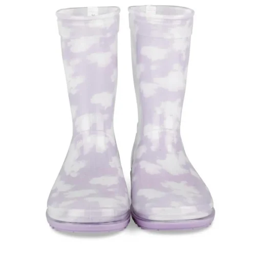 Bottes De Pluie VIOLET Fille Motif Multicolore A Enfiler