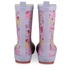 Bottes De Pluie VIOLET Fille Motif Animal A Enfiler