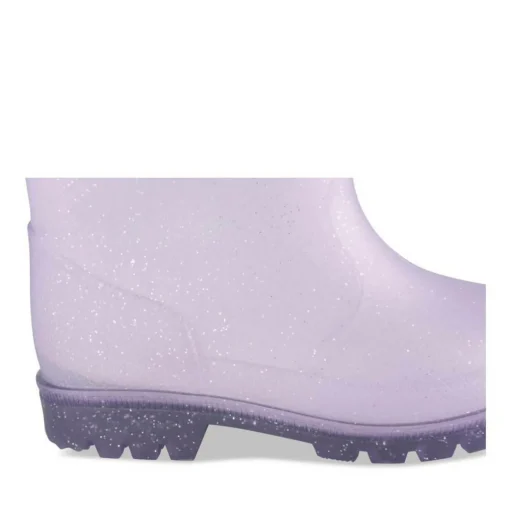 Bottes De Pluie VIOLET Fille Motif Uni A Enfiler