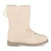 Bottes Fourré BEIGE Fille Motif Animal Fermeture éclair