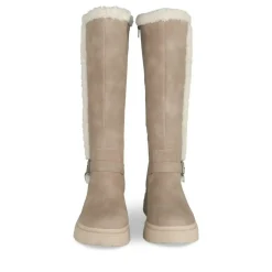 Bottes Fourré BEIGE Fille Motif Uni Fermeture éclair