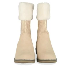 Bottes Fourré BEIGE Fille Motif Etoiles Fermeture éclair