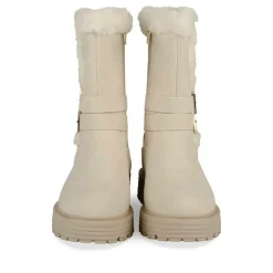 Bottes Fourré BEIGE Fille Motif Fausse Fourrure Fermeture éclair