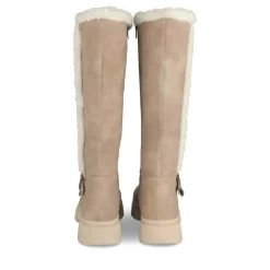 Bottes Fourré BEIGE Fille Motif Uni Fermeture éclair