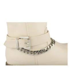 Bottes Fourré BEIGE Fille Motif Fausse Fourrure Fermeture éclair