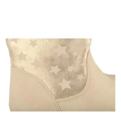 Bottes Fourré BEIGE Fille Motif Etoiles Fermeture éclair