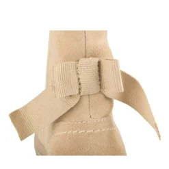 Bottes Fourré BEIGE Fille CUIR Motif Uni A Enfiler