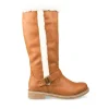 Bottes Fourré COGNAC Femme Fermeture éclair
