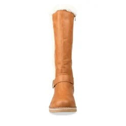 Bottes Fourré COGNAC Femme Fermeture éclair