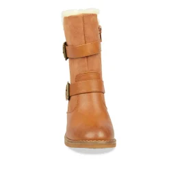 Bottes Fourré COGNAC Fille Fermeture éclair