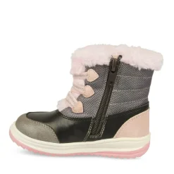 Bottes Fourré GRIS Fille Fermeture éclair