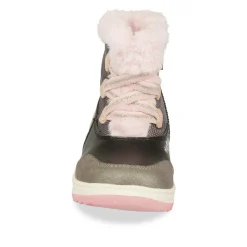 Bottes Fourré GRIS Fille Fermeture éclair