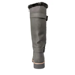 Bottes Fourré NOIR Femme Fermeture éclair