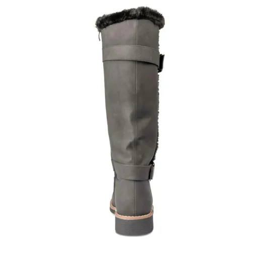 Bottes Fourré NOIR Femme Fermeture éclair