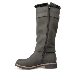 Bottes Fourré NOIR Femme Fermeture éclair
