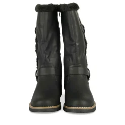 Bottes Fourré NOIR Femme Motif Fausse Fourrure Fermeture éclair