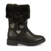 Bottes Fourré NOIR Fille Fermeture éclair