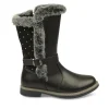 Bottes Fourré NOIR Fille Fermeture éclair