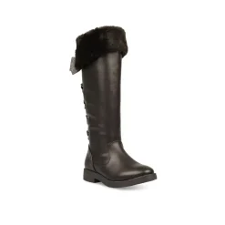 Bottes Fourré NOIR Fille Fermeture éclair
