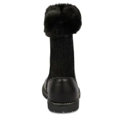Bottes Fourré NOIR Fille Fermeture éclair