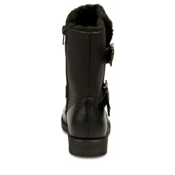Bottes Fourré NOIR Fille Fermeture éclair