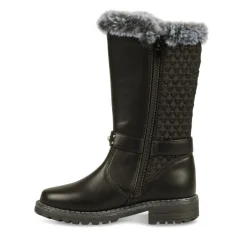Bottes Fourré NOIR Fille Fermeture éclair