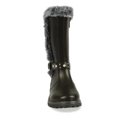 Bottes Fourré NOIR Fille Fermeture éclair