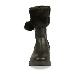 Bottes Fourré NOIR Fille Fermeture éclair