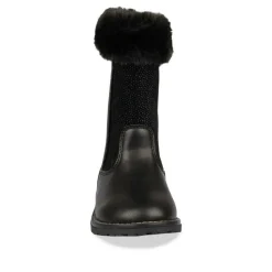 Bottes Fourré NOIR Fille Fermeture éclair