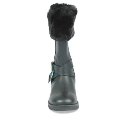 Bottes Fourré NOIR Fille Fermeture éclair
