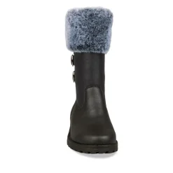 Bottes Fourré NOIR Fille Fermeture éclair
