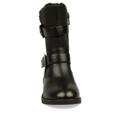 Bottes Fourré NOIR Fille Fermeture éclair