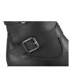 Bottes Fourré NOIR Fille Motif Fausse Fourrure Fermeture éclair