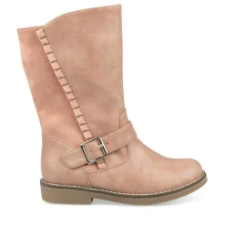 Bottes Fourré ROSE Fille Fermeture éclair