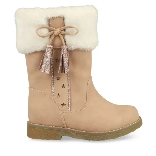 Bottes Fourré ROSE Fille Fermeture éclair