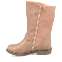 Bottes Fourré ROSE Fille Fermeture éclair