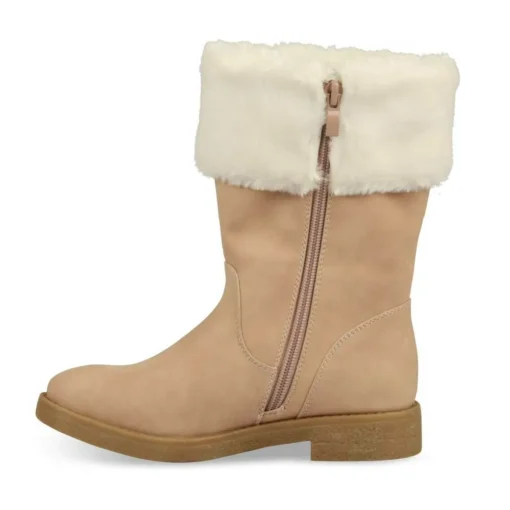 Bottes Fourré ROSE Fille Fermeture éclair