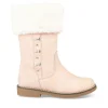 Bottes Fourré ROSE Fille Motif Uni Fermeture éclair