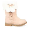 Bottes Fourré ROSE Fille Motif Uni Fermeture éclair