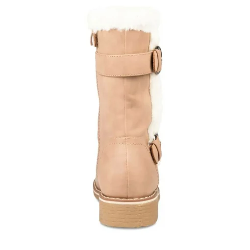 Bottes Fourré ROSE Fille Motif Uni Fermeture éclair