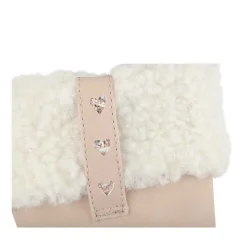 Bottes Fourré ROSE Fille Motif Coeurs Fermeture éclair