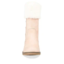 Bottes Fourré ROSE Fille Motif Uni Fermeture éclair