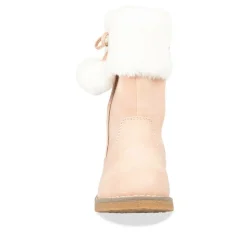 Bottes Fourré ROSE Fille Motif Uni Fermeture éclair