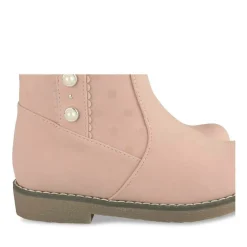 Bottes Fourré ROSE Fille Motif Uni Fermeture éclair