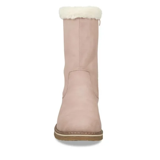 Bottes Fourré ROSE Fille Motif Uni Fermeture éclair