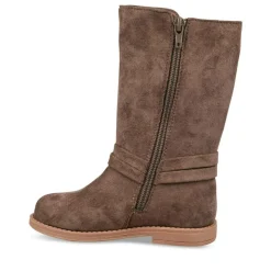 Bottes GRIS Fille Fermeture éclair