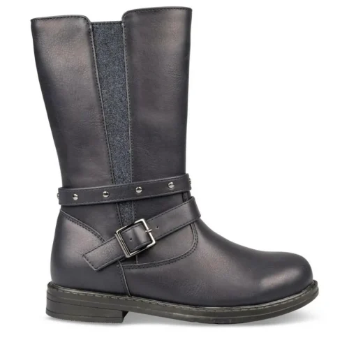 Bottes MARINE Fille Motif Uni Fermeture éclair