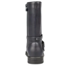 Bottes MARINE Fille Motif Uni Fermeture éclair